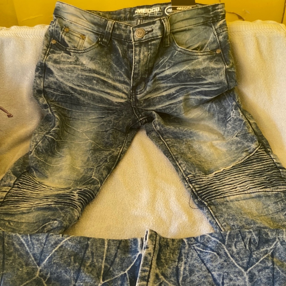 Mecca  stretch fit stone washed jeans